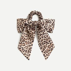 J. Crew Satin scrunchie with bow